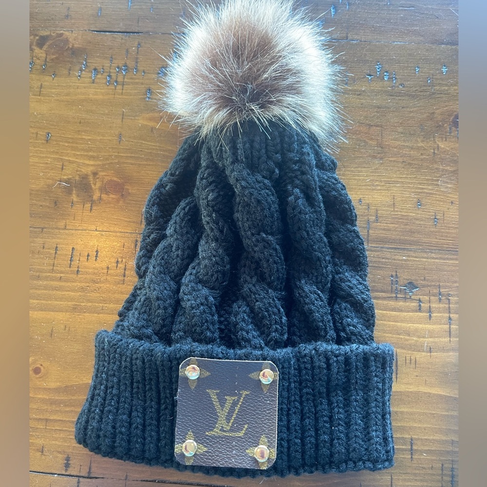 Upcycled Luxury Brand Beanie